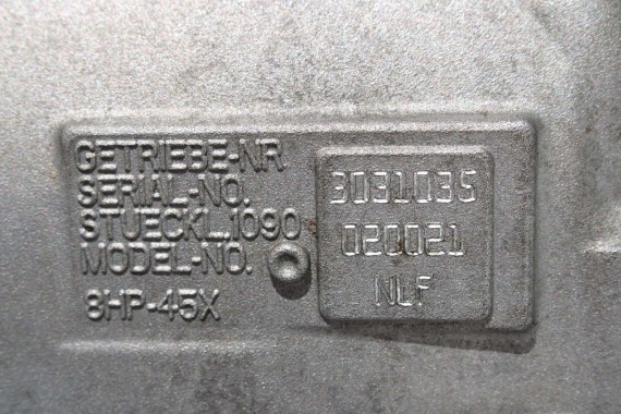 VW AMAROK SKRZYNIA BIEGÓW NLF AUTOMAT 2.0 TDi diesel 8-mio stopniowa biegowa przebieg 1166 kilometr 2H 0CM300036B 0CM300036D NPY