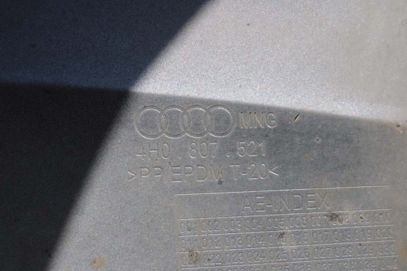 AUDI A8 LX7W 4H D4 TYŁ ZDERZAK tylny + KLAPA BAGAŻNIKA D4 4H0 2010-14 Kolor: P5P5 biały 4H0807511 4H0807521 4H0827023B 4H0827023