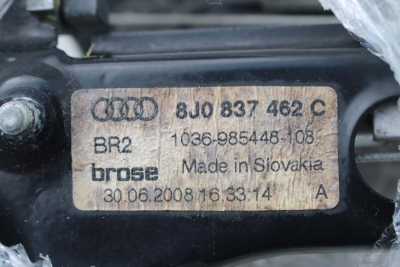 AUDI TT 8J MECHANIZM DRZWI 8J0837462C prowadnica szyby 8J0837462 8J0837462A 8J0837462B 8J0837462D 8J0837462E 8J0 837 462