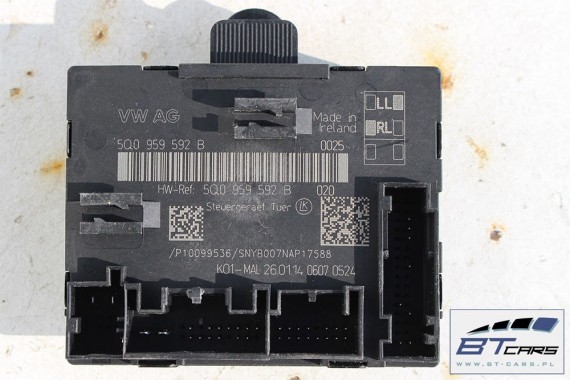 AUDI A3 VW GOLF 7 MODUŁ STEROWNIK DRZWI 5Q0959592B 5Q0959593B 5Q0959595B 5Q0 959 592 B 5Q0959592 5Q0959593 5Q0959595 5Q0959592