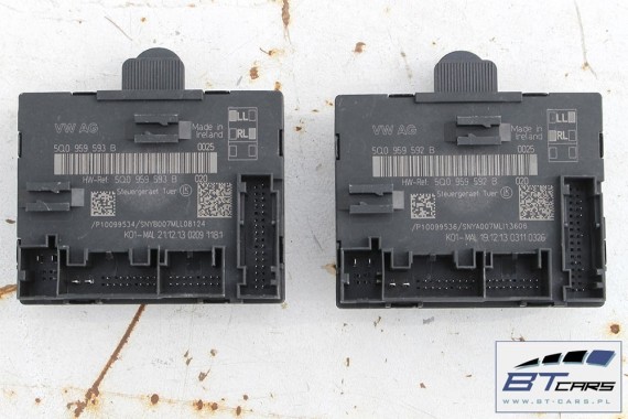 AUDI A3 VW GOLF 7 MODUŁ STEROWNIK DRZWI 5Q0959592B 5Q0959593B 5Q0959595B 5Q0 959 592 B 5Q0959592 5Q0959593 5Q0959595 5Q0959592