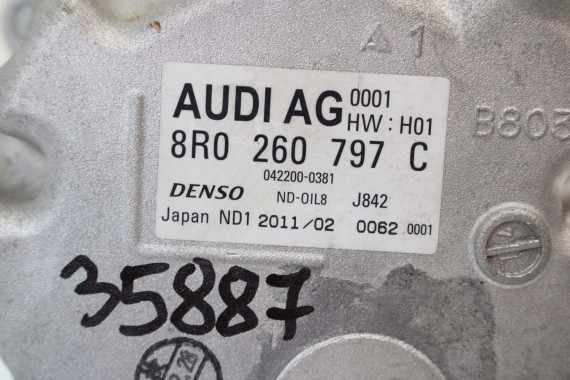 AUDI A8 Q5 POMPA SPRĘŻARKA KLIMATYZACJI 8R0260797C kompresor klimy Hybrid 2.0 TFSi hybryda 8R 8R0260797D 8R0 260 797 8R0260797C