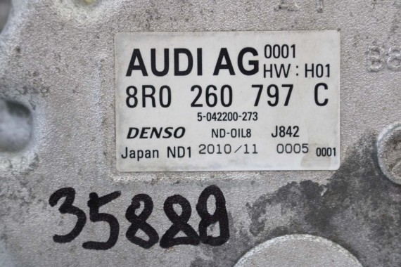 AUDI A8 Q5 POMPA SPRĘŻARKA KLIMATYZACJI 8R0260797C kompresor klimy Hybrid 2.0 TFSi hybryda 8R 8R0260797D 8R0 260 797 8R0260797C
