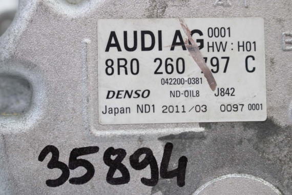 AUDI A8 Q5 POMPA SPRĘŻARKA KLIMATYZACJI 8R0260797C kompresor klimy Hybrid 2.0 TFSi hybryda 8R 8R0260797D 8R0 260 797 8R0260797C