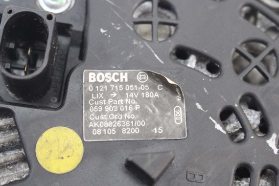 AUDI A6 Q7 ALTERNATOR 059903016P 059 90 301 P 14V 180A 4F C7 059903016P 059903016P 059903016P 059903016P 059903016PX 059903016