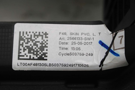 BMW X1 X2 F48 F39 KONSOLA PULPIT DESKA ROZDZIELCZA KOKPIT PULPIT 9332740 czarna 2566133 9332740 9332740 9332740 9332740 9332740