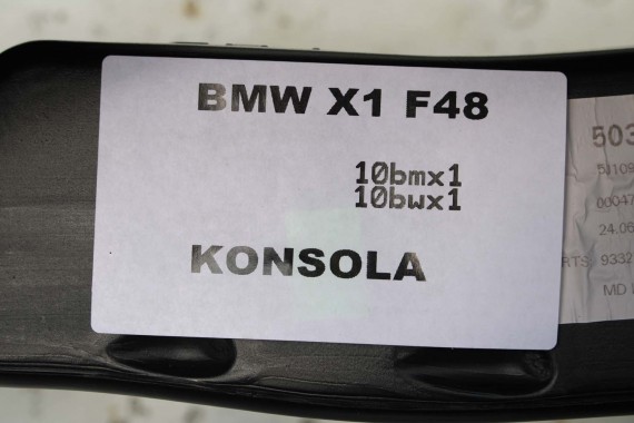BMW X1 X2 F48 F39 KONSOLA PULPIT DESKA ROZDZIELCZA KOKPIT PULPIT 9332740 czarna 2566133 9332740 9332740 9332740 9332740 9332740