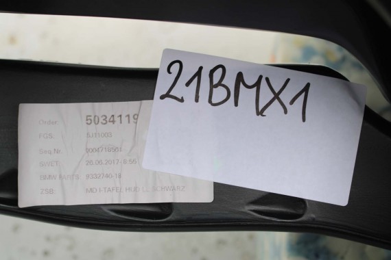 BMW X1 X2 F48 F39 KONSOLA PULPIT DESKA ROZDZIELCZA KOKPIT PULPIT 9332740 czarna 2566133 9332740 9332740 9332740 9332740 9332740