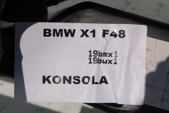 BMW X1 X2 F48 F39 KONSOLA PULPIT DESKA ROZDZIELCZA KOKPIT PULPIT 9332740 czarna 2566133 9332740 9332740 9332740 9332740 9332740