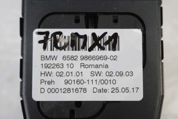 BMW X1 F48 PANEL GAŁKA DZWIGNIA BIEGÓW 9866969 65829866969 KONTROLER IDRIVE Kontroler 65 82 9866969 X2 F39 65826829089 6820850