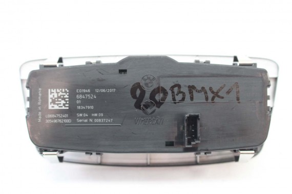 BMW X1 F48 PRZEŁĄCZNIK WŁĄCZNIK ŚWIATEŁ 6847524 panel reflektorów 61316847524 61319393609 61319388953 6847524 9393609 9388953