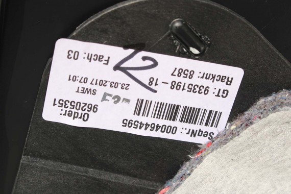 BMW X1 F48 TUNEL 9335198 ŚRODKOWY kolor czarny 52209335198 51169335198 9335198 9335198 9335198 9335198 9335198 9335198 9335198