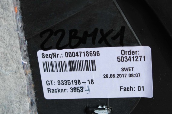 BMW X1 F48 TUNEL 9335198 ŚRODKOWY kolor czarny 52209335198 51169335198 9335198 9335198 9335198 9335198 9335198 9335198 9335198