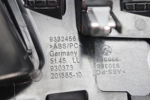 BMW X1 F48 KRATKI WLOTY POWIETRZA KONSOLI 9292739 9292741 9292740 9332485 kratka wlot nawiewu X2 F39 9332456 64229292739 9292739