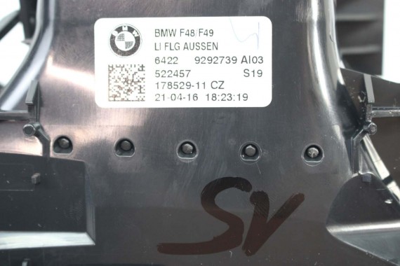 BMW X1 F48 KRATKI WLOTY POWIETRZA KONSOLI 9292739 9292741 9292740 9332485 kratka wlot nawiewu X2 F39 9332456 64229292739 9292739