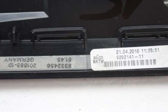 BMW X1 F48 KRATKI WLOTY POWIETRZA KONSOLI 9292739 9292741 9292740 9332485 kratka wlot nawiewu X2 F39 9332456 64229292739 9292739