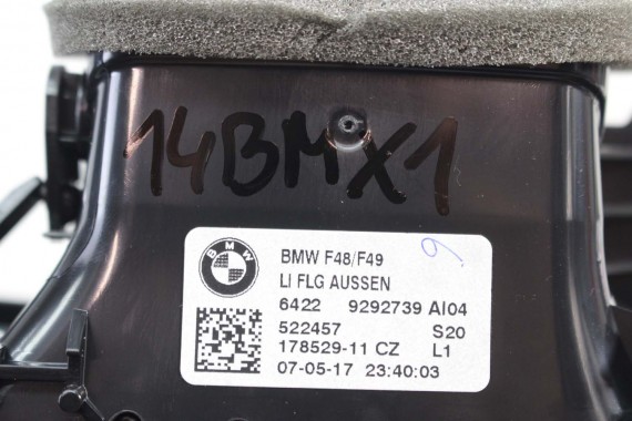 BMW X1 F48 KRATKI WLOTY POWIETRZA KONSOLI 9292739 9292741 64229292740 9332485 kratka wlot nawiewu X2 F39 9332456 64229292739