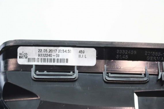 BMW X1 F48 KRATKI WLOTY POWIETRZA KONSOLI 9292739 9292741 64229292740 9332485 kratka wlot nawiewu X2 F39 9332456 64229292739