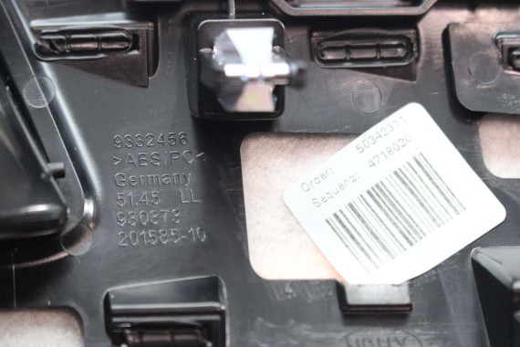 BMW X1 F48 KRATKI WLOTY POWIETRZA KONSOLI 9292739 9292741 64229292740 9332485 kratka wlot nawiewu X2 F39 9332456 64229292739