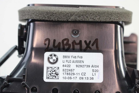 BMW X1 F48 KRATKI WLOTY POWIETRZA KONSOLI 9292739 9292741 64229292740 9332485 kratka wlot nawiewu X2 F39 9332456 64229292739