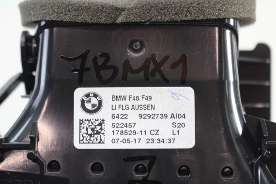 BMW X1 F48 KRATKI WLOTY POWIETRZA KONSOLI 9292739 9292741 64229292740 9332485 kratka wlot nawiewu X2 F39 9332456 64229292739