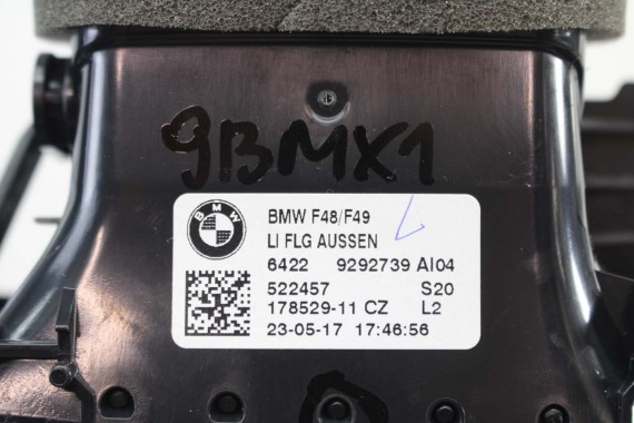BMW X1 F48 KRATKI WLOTY POWIETRZA KONSOLI 9292739 9292741 64229292740 9332485 kratka wlot nawiewu X2 F39 9332456 64229292739