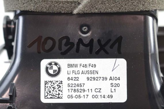 BMW X1 F48 KRATKI WLOTY POWIETRZA KONSOLI 9292739 9292741 64229292740 9332485 kratka wlot nawiewu X2 F39 9332456 64229292739