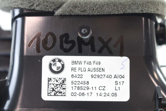 BMW X1 F48 KRATKI WLOTY POWIETRZA KONSOLI 9292739 9292741 64229292740 9332485 kratka wlot nawiewu X2 F39 9332456 64229292739