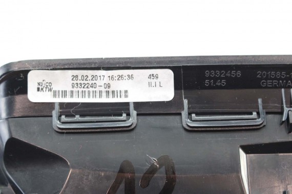 BMW X1 F48 KRATKI WLOTY POWIETRZA KONSOLI 9292739 9292741 64229292740 9332485 kratka wlot nawiewu X2 F39 9332456 64229292739