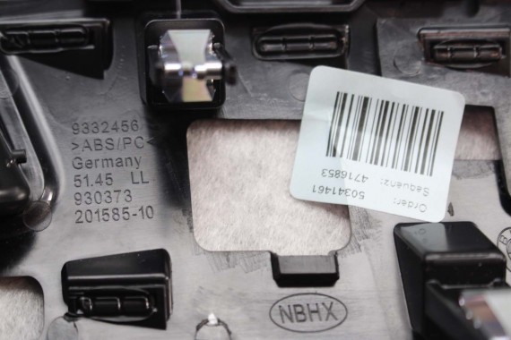 BMW X1 F48 KRATKI WLOTY POWIETRZA KONSOLI 9292739 9292741 64229292740 9332485 kratka wlot nawiewu X2 F39 9332456 64229292739