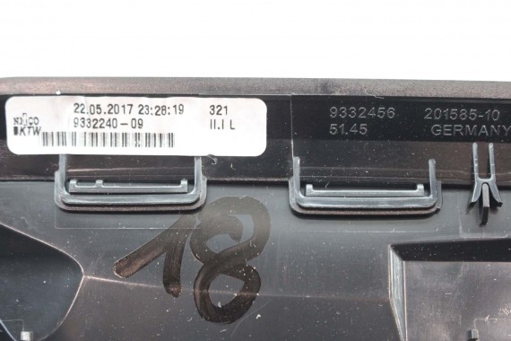 BMW X1 F48 KRATKI WLOTY POWIETRZA KONSOLI 9292739 9292741 64229292740 9332485 kratka wlot nawiewu X2 F39 9332456 64229292739