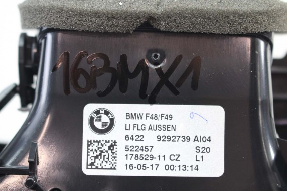 BMW X1 F48 KRATKI WLOTY POWIETRZA KONSOLI 9292739 9292741 64229292740 9332485 kratka wlot nawiewu X2 F39 9332456 64229292739