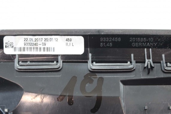 BMW X1 F48 KRATKI WLOTY POWIETRZA KONSOLI 9292739 9292741 64229292740 9332485 kratka wlot nawiewu X2 F39 9332456 64229292739