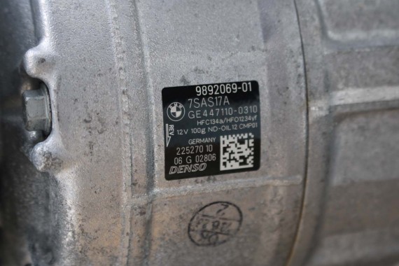 BMW X5 X6 X7 POMPA KLIMATYZACJI 9892069 KLIMY SILNIK 3.0 B57 D30B G05 diesel B57D30B 9892069 64529892069 9892069 9892069 9892069