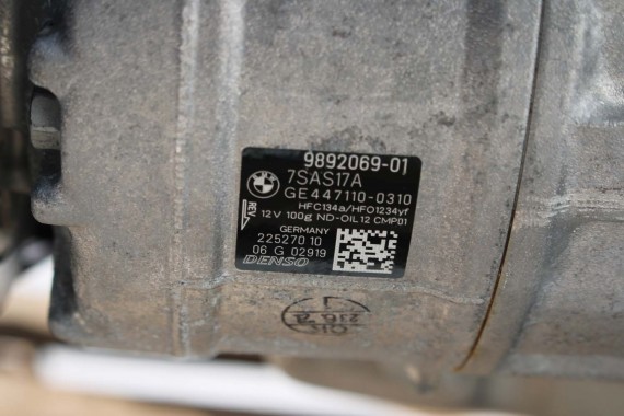 BMW X5 X6 X7 POMPA KLIMATYZACJI 9892069 KLIMY SILNIK 3.0 B57 D30B G05 diesel B57D30B 9892069 64529892069 9892069 9892069 9892069