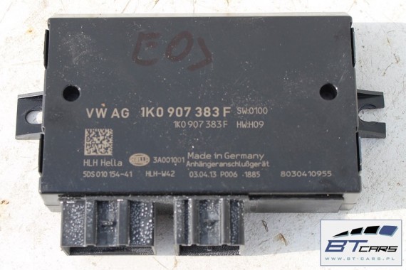 VW AUDI SEAT SKODA MODUŁ STEROWNIK HAKA 1K0907383F 8P0907383 1K0907383E 1K0907383 1K0907383A 1K0907383B 1K0907383D 8P0907383