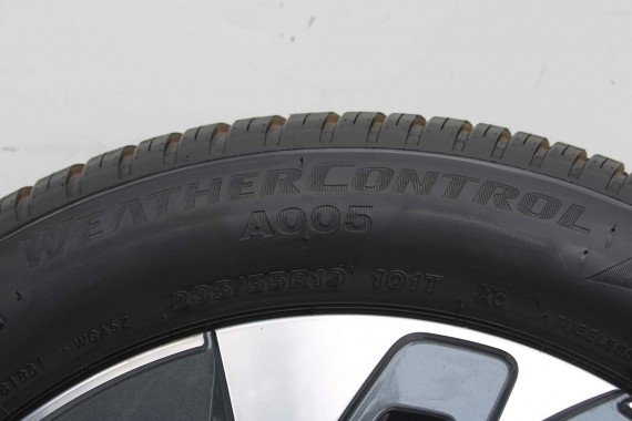 VW ID4 Pro ID5 FELGI 19 cali OPONY KOŁA 11A601025M felga 8J*19H2 ET45 opona BRIDGESTONE 235/55 R19 101T 255/50 103T 11A601025M