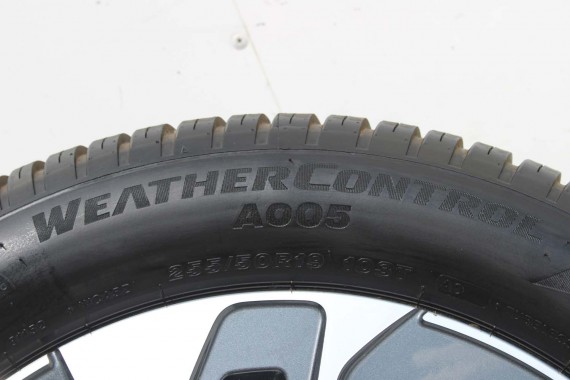 VW ID4 Pro ID5 FELGI 19 cali OPONY KOŁA 11A601025M felga 8J*19H2 ET45 opona BRIDGESTONE 235/55 R19 101T 255/50 103T 11A601025M