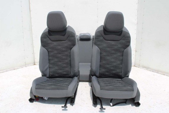 VW ID4 Pro FOTELE KOMPLET FOTELI siedzeń siedzenia fotel tapicerka 11A welur kolor szary kanapa siedzisko oparcie fotel EUROPA