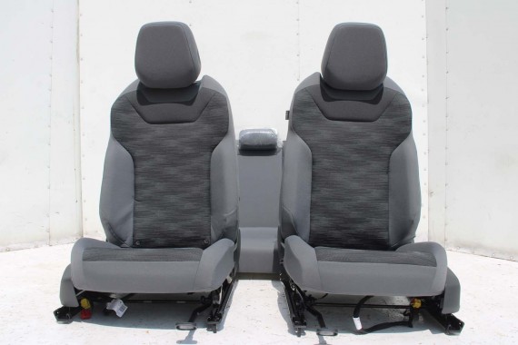 VW ID4 Pro FOTELE KOMPLET FOTELI siedzeń siedzenia fotel tapicerka 11A welur kolor szary kanapa siedzisko oparcie fotel EUROPA