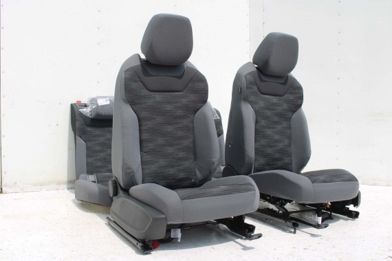 VW ID4 Pro FOTELE KOMPLET FOTELI siedzeń siedzenia fotel tapicerka 11A welur kolor szary kanapa siedzisko oparcie fotel EUROPA