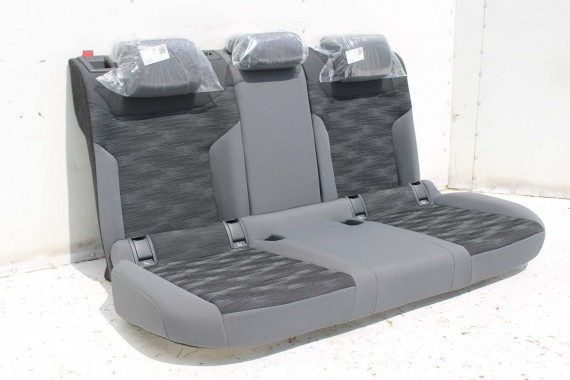 VW ID4 Pro FOTELE KOMPLET FOTELI siedzeń siedzenia fotel tapicerka 11A welur kolor szary kanapa siedzisko oparcie fotel EUROPA