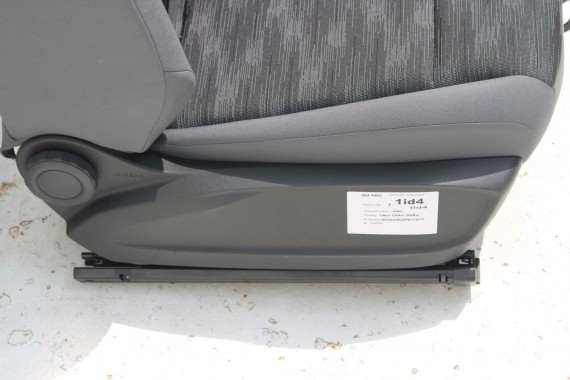 VW ID4 Pro FOTELE KOMPLET FOTELI siedzeń siedzenia fotel tapicerka 11A welur kolor szary kanapa siedzisko oparcie fotel EUROPA