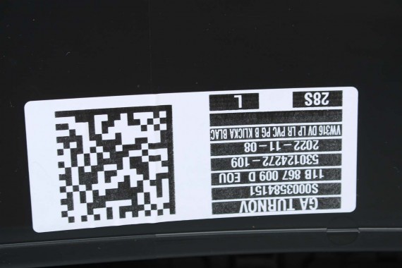 VW ID4 Pro FOTELE KOMPLET FOTELI siedzeń siedzenia fotel tapicerka 11A welur kolor szary kanapa siedzisko oparcie fotel EUROPA