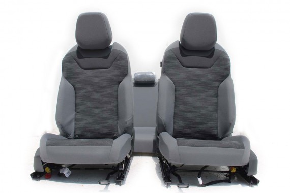 VW ID4 Pro FOTELE KOMPLET FOTELI siedzeń siedzenia fotel tapicerka 11A welur kolor szary kanapa siedzisko oparcie fotel EUROPA