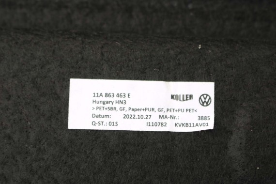 VW ID4 Pro BOCZEK DYWAN TAPICERKA BAGAŻNIKA 11A867427Q 11A867428S boczki bagażnik tapicerka 11A863463E 11A863459A 11A867428R