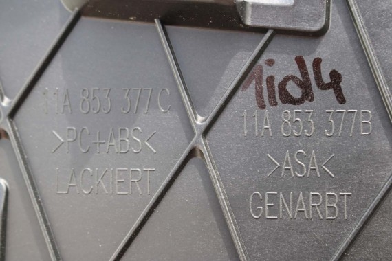 VW ID4 POSZYCIE OSŁONA NAKŁADKA SŁUPKA C 11A853377C tylna 11A853377C 11A853378C 11A853377A 11A853378A 11A853377C 11A 853 378 C