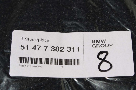 BMW X1 F48 DYWANIKI PODŁOGI 7382311 wycieraczki kolor czarny 54477382311 7410384 51 47 7408920 7382311 7382311 7382311 7382311