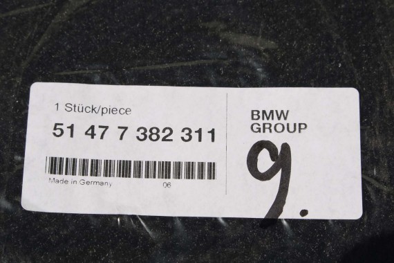 BMW X1 F48 DYWANIKI PODŁOGI 7382311 wycieraczki kolor czarny 54477382311 7410384 51 47 7408920 7382311 7382311 7382311 7382311