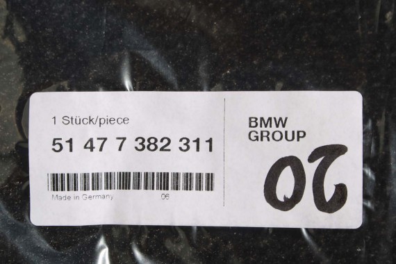 BMW X1 F48 DYWANIKI PODŁOGI 7382311 wycieraczki kolor czarny 54477382311 7410384 51 47 7408920 7382311 7382311 7382311 7382311